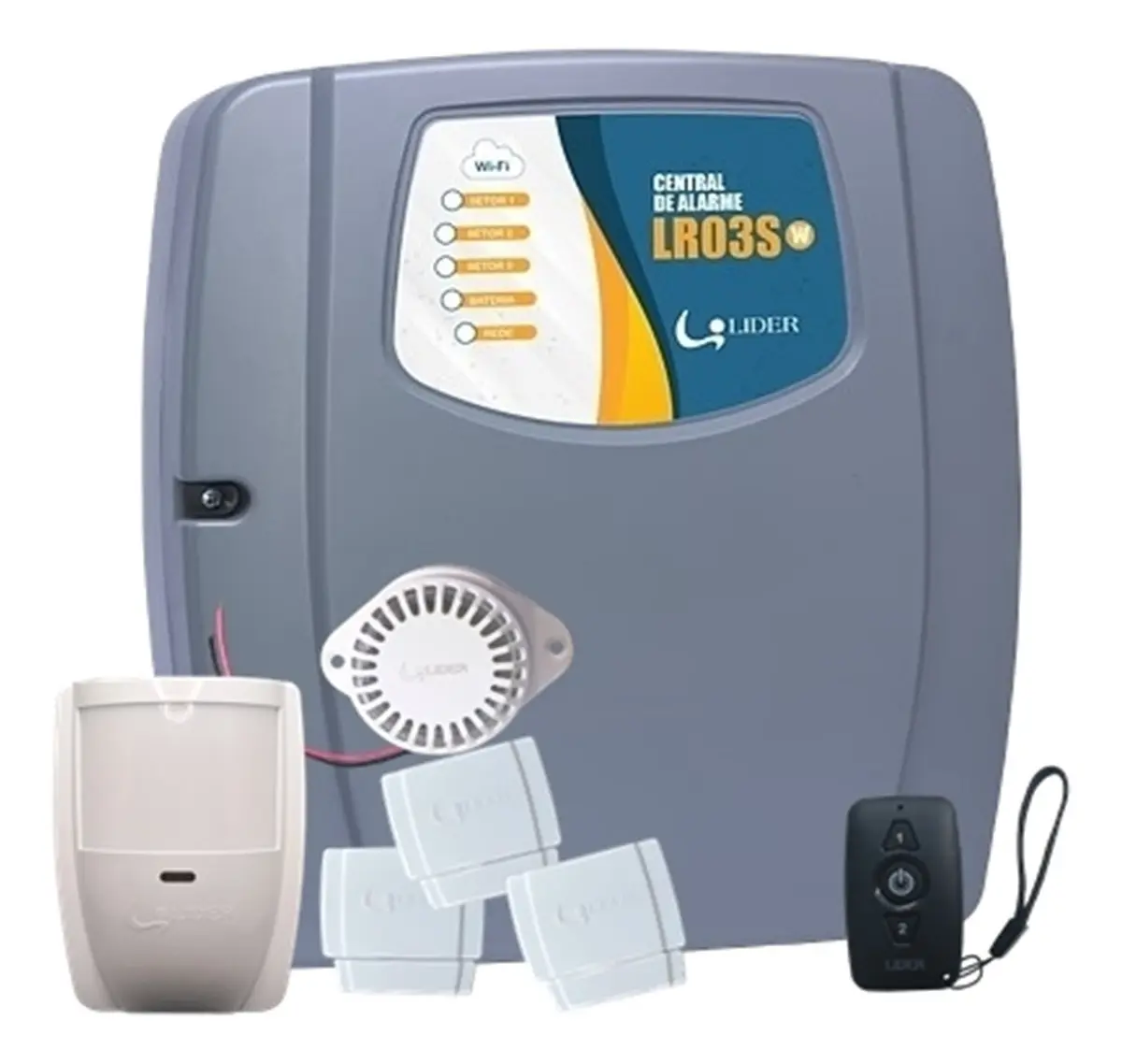 Kit alarme Líder sem bateria